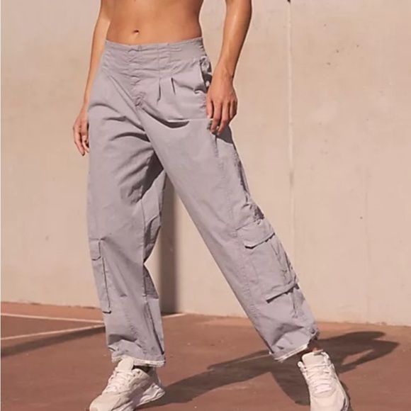 FP Movement by Free People Pants - Free People Movement Mesmerize Me Solid Pants in Gray Womens Small MSRP - $108